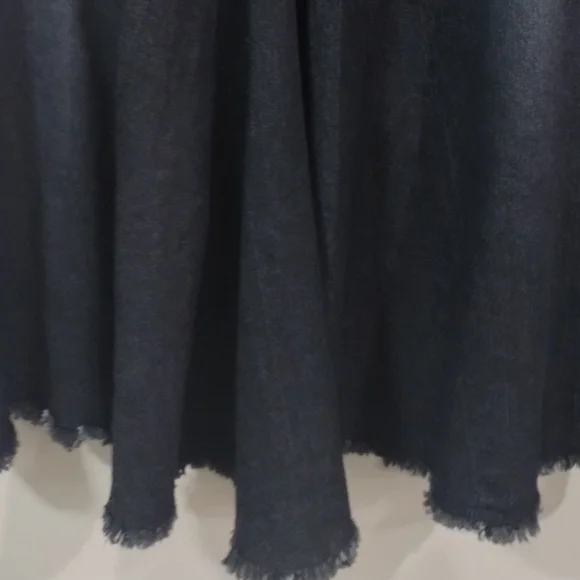 Women's Denim Skirt in Dark Blue - Picture 6 of 11